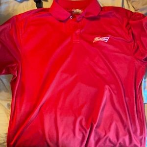 Bud Underarmour Red polo XL